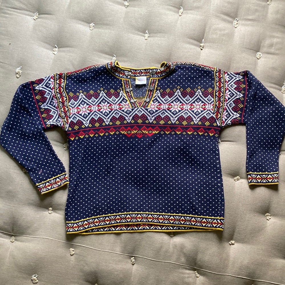 Hanna Andersson Cotton Nordic Sweater M